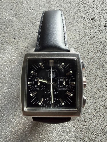 Tag heuer monaco men - heuer, black