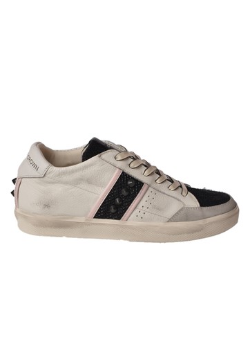 Leather crown womens - leather, white