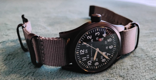 38mm black pvd hamilton - pvd,