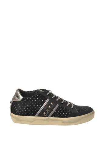 Leather crown donna sneakers - leather,