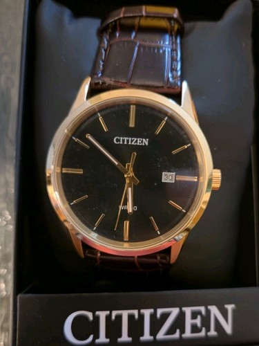 Citizen quartz mens - mens, brown